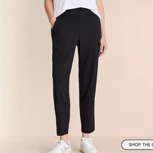 Lou & Grey by Loft Wonderweave straight leg pant black